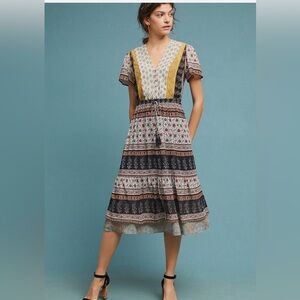NWT- Provencal Midi Dress by One September/ Anthropologie